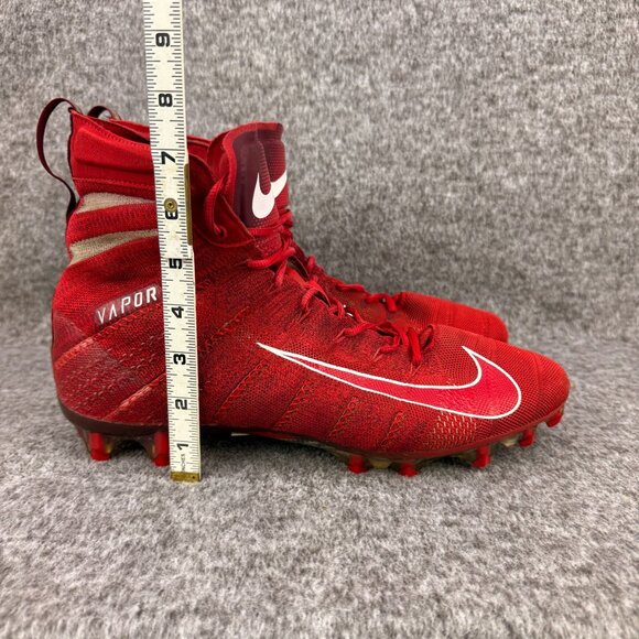 Nike Mens 12 Vapor Untouchable 3 Elite Cleats University Red Football AH7408-600 - Picture 7 of 13